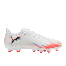 Puma Future 8 Play FG/Ag Jr 108622 01 Pantofi de fotbal alb Puma Future 8 Play FG/Ag Jr 108622 01 Pantofi de fotbal alb