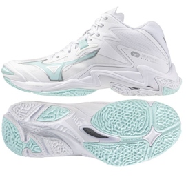 Mizuno Wave Lighting Z8 Mid Pantofi în V1GC240545 alb Mizuno Wave Lighting Z8 Mid Pantofi în V1GC240545 alb