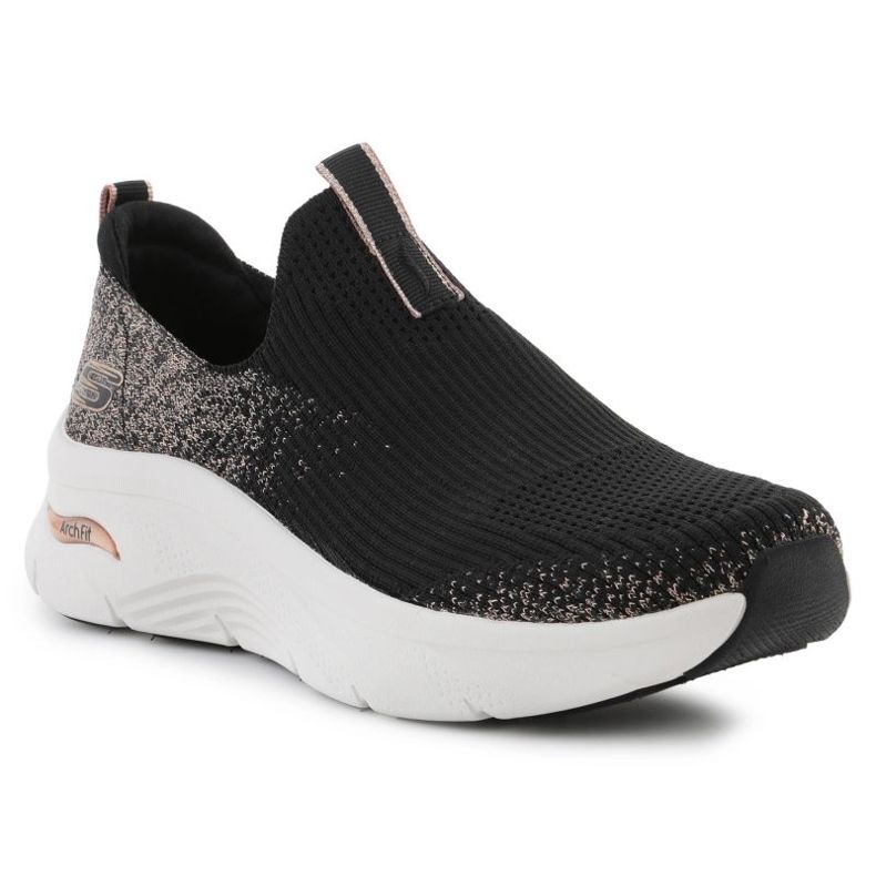 Skechers Skechers Arch Fit d'U lux - pantofi de praf glimer în 149689 -bkrg negru Skechers Skechers Arch Fit d'U lux - pantofi de praf glimer în 149689 -bkrg negru