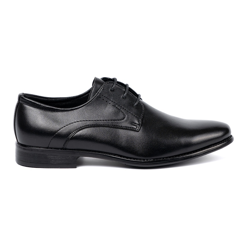 Shelvt Pantofi pentru bărbați eleganți în negru clasic și luciu