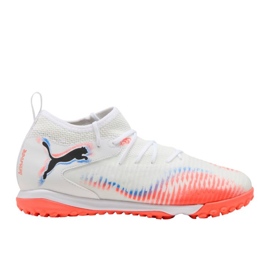 PUMA Future 8 Match TT + MID JR 108616 01 Pantofi de fotbal alb PUMA Future 8 Match TT + MID JR 108616 01 Pantofi de fotbal alb