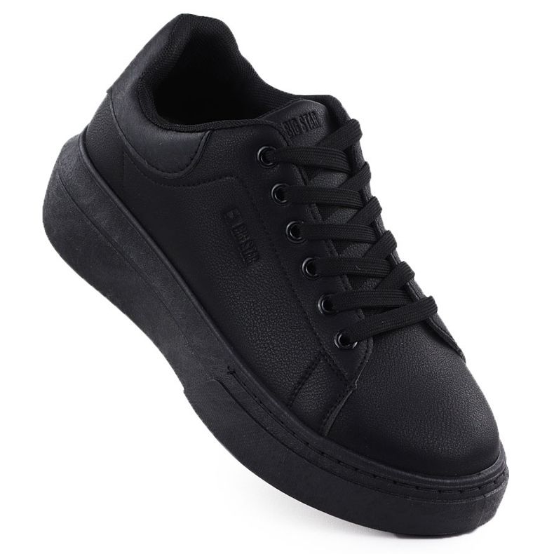 Încălțăminte sport pentru femei pe platformă Black Big Star SS274244 negru