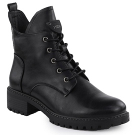 Cizme pentru femei izolate Black Vinceza 58609 negru Cizme pentru femei izolate Black Vinceza 58609 negru