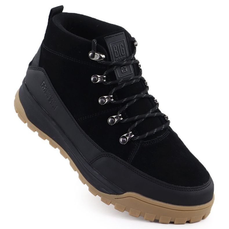 Cizme de drumeție din piele pentru bărbați, nu izolate Big Star SS174265