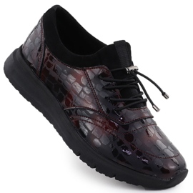 Încălțăminte pentru femei pentru femei introduse Burgundy Filippo DP7117 roșu