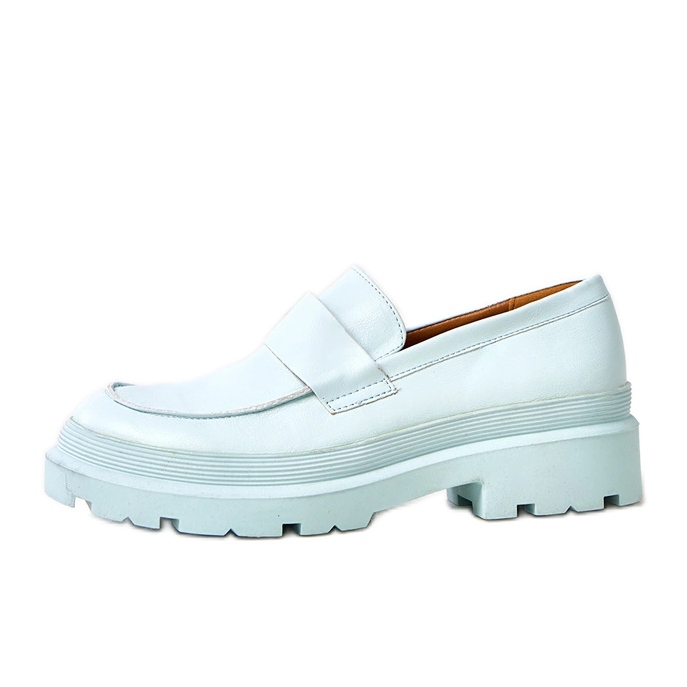 Mocasine albastre din Eco -leather Seraphin albastru