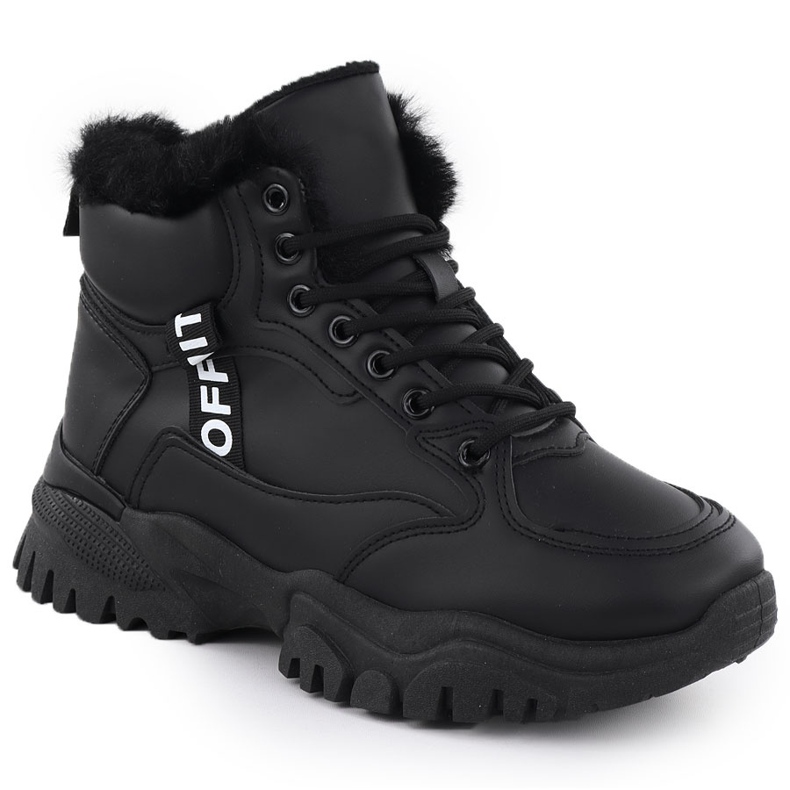 News Adidașii pentru femei izolate pe o știre neagră groasă 9121 negru