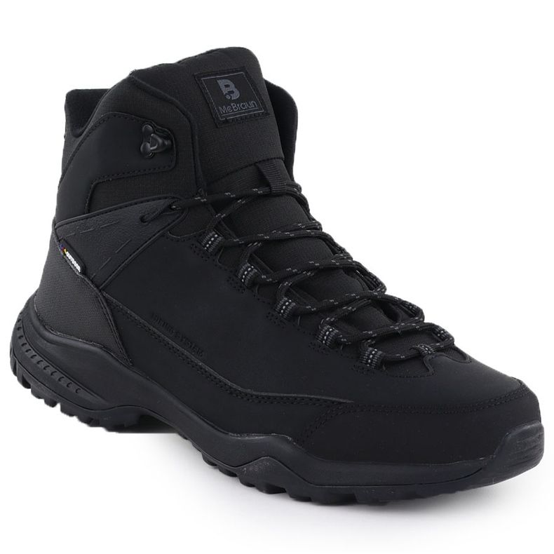 Pantofi sport de trekking înalte neinzulate Black McBraun 9457 negru