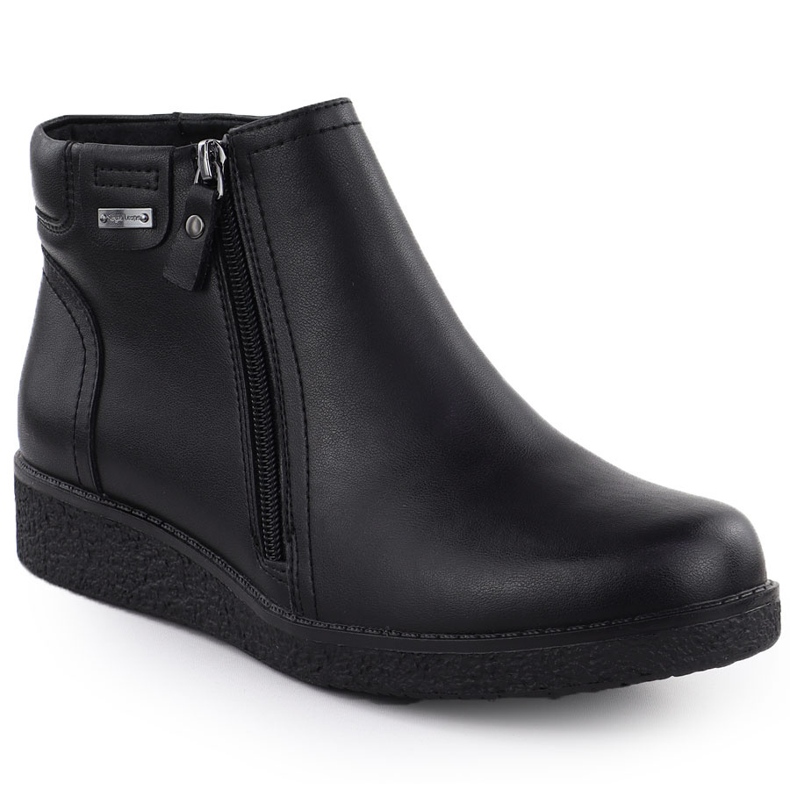 Cizme pentru femei izolate la Black Sergio Leone BT25348-S ciumă
