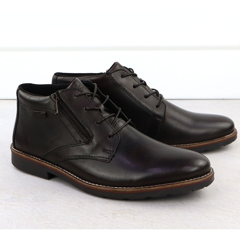 Piele impermeabili bărbați nu este izolat maro Rieker 15324-25