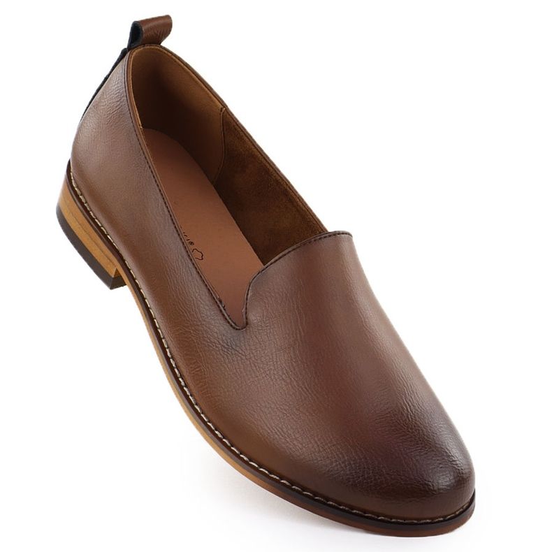 Pantofi pentru femei Lorduri maro Potocki 19337 Pantofi pentru femei Lorduri maro Potocki 19337