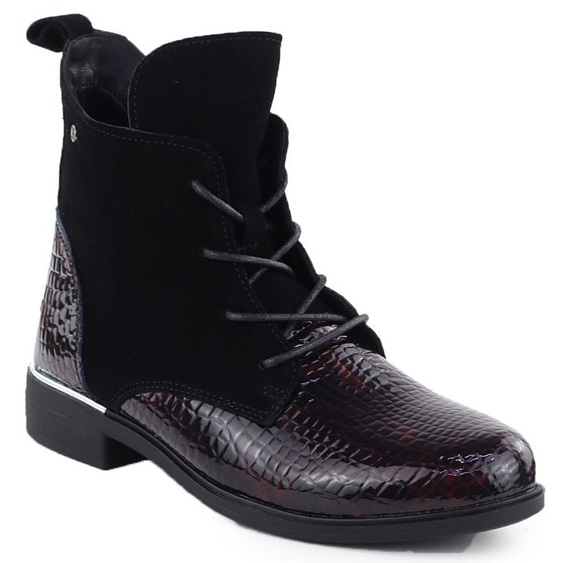 Piele din piele de căprioară din piele de căprioară, maro închis Filippo DBT4749 Piele din piele de căprioară din piele de căprioară, maro închis Filippo DBT4749