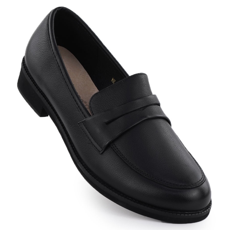 Lords Loafers din piele Black Sergio Leone MK25112-S Lords Loafers din piele Black Sergio Leone MK25112-S
