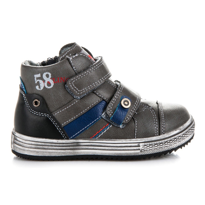 American Club Pantofi pentru băieți gri