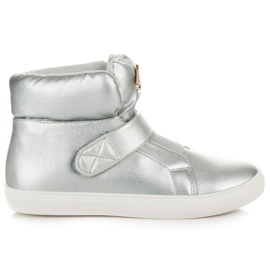 Adidași înalți cu velcro gri Adidași înalți cu velcro gri