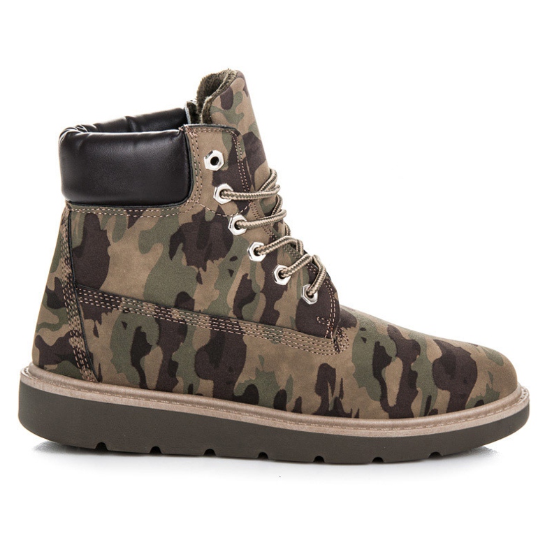 Kylie Capcani Camo maro