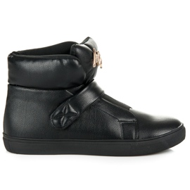 Adidași înalți cu velcro negru Adidași înalți cu velcro negru