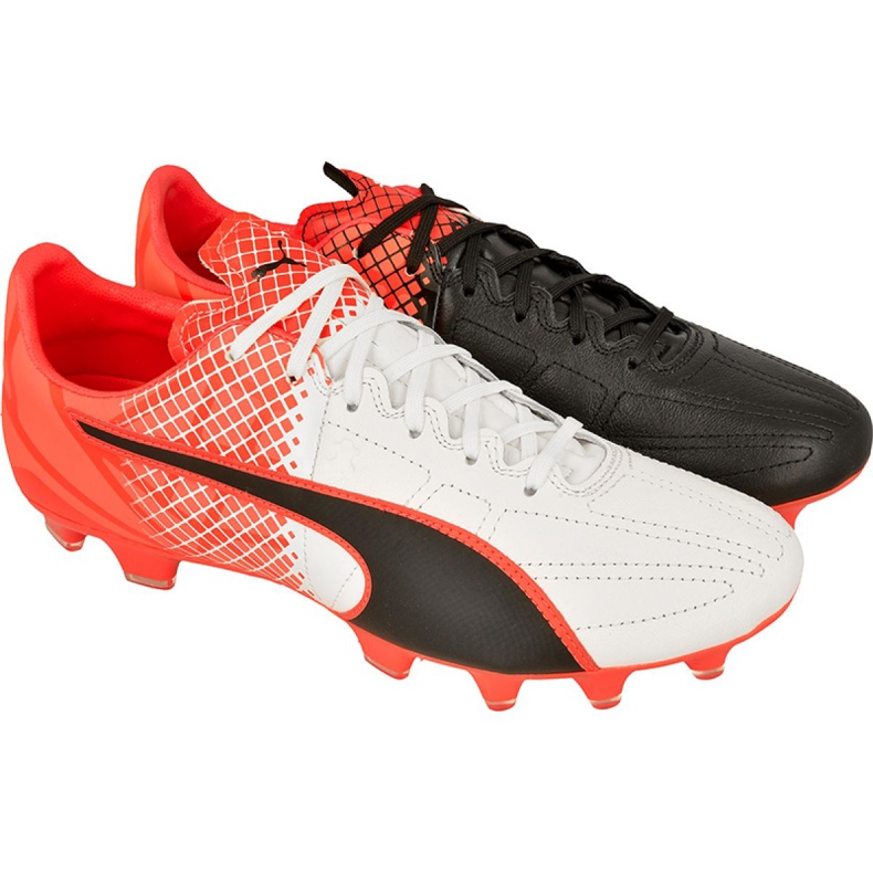Ghete de fotbal Puma evoSPEED 3.4 Tricks Leather Fg M 10379401 albastru, alb, negru multicolor Ghete de fotbal Puma evoSPEED 3.4 Tricks Leather Fg M 10379401 albastru, alb, negru multicolor