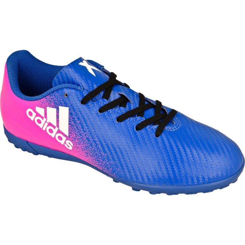 Ghete de fotbal Adidas X 16.4 Tf Jr BB5725 albastru albastru Ghete de fotbal Adidas X 16.4 Tf Jr BB5725 albastru albastru