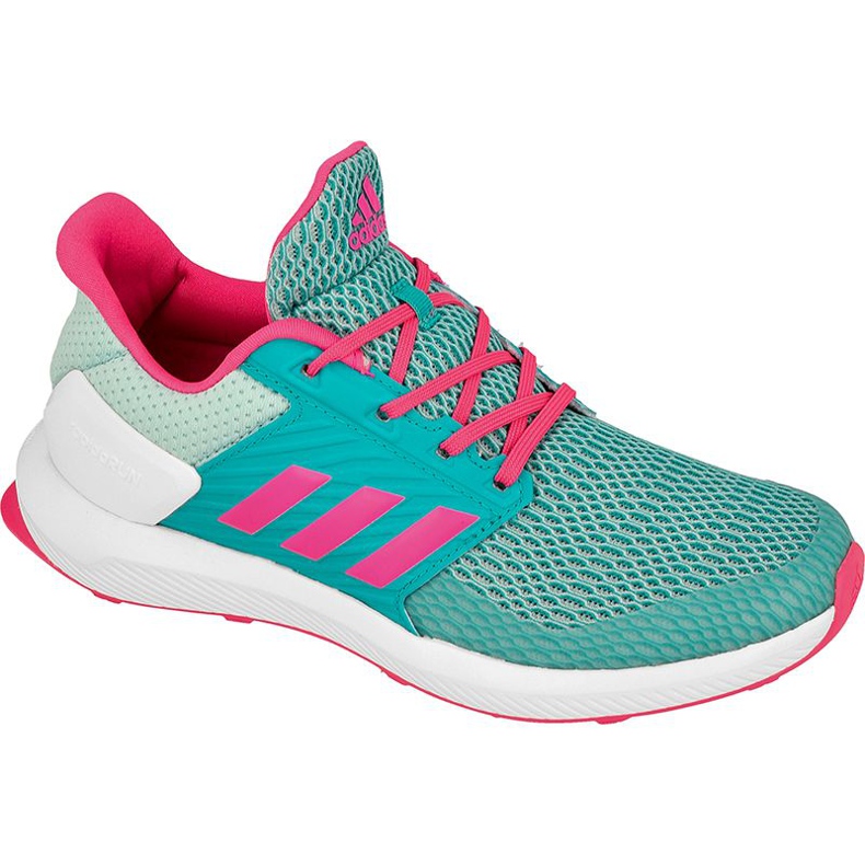 Pantofi Adidas RapidaRun K Jr BA7873 roz verde