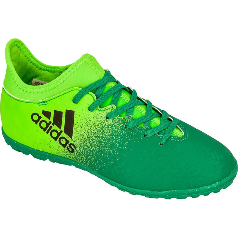 Ghete de fotbal Adidas X 16.3 Tf Jr BB5879 verde verde