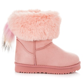 Kylie Mukluki pentru copii roz