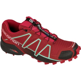 Pantofi de alergare Salomon Speedcross 4 roșu