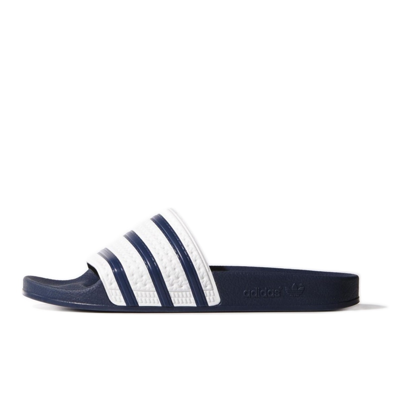Adidas Originals Adilette M G16220 papuci alb albastru marin Adidas Originals Adilette M G16220 papuci alb albastru marin