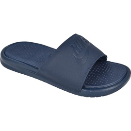 Sandale Nike Benassi Just Do It Ultra Premium M 818741-400 albastru marin