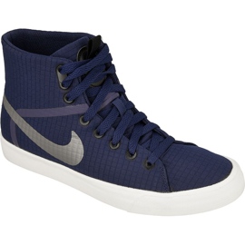 Nike Sportwear WMNS Primo Court Mid Modern W 861673-400 albastru marin Nike Sportwear WMNS Primo Court Mid Modern W 861673-400 albastru marin