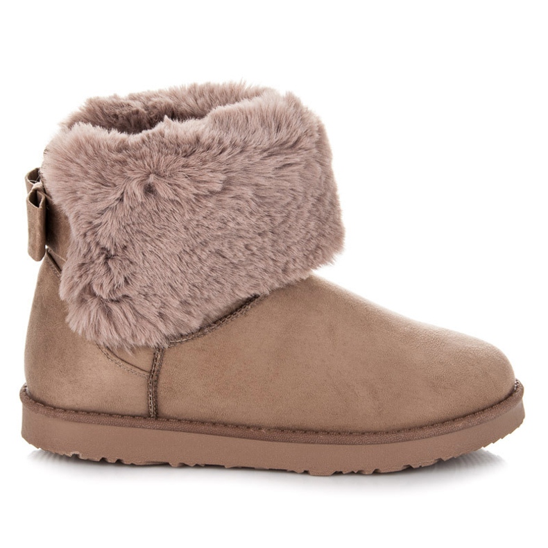 Kylie Mukluki cu un arc maro