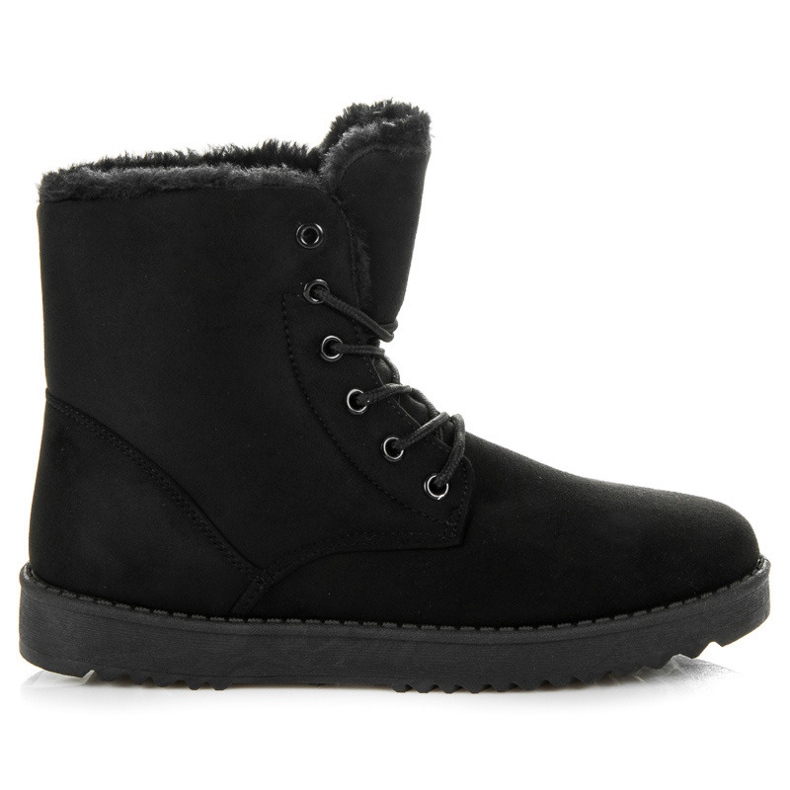 Seastar Capcani din piele de căprioară negru