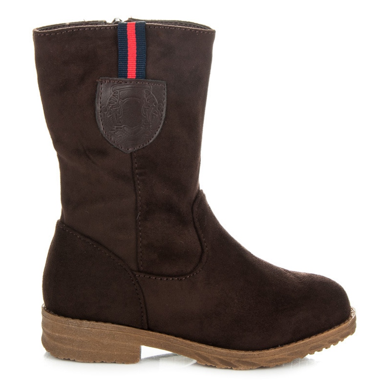 Top Shoes Cizme de căprioară pentru copii maro