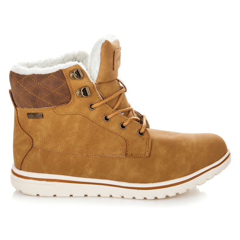 Mckeylor Trapani cu haina din piele de oaie maro Mckeylor Trapani cu haina din piele de oaie maro