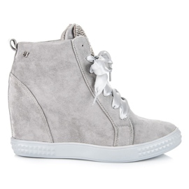 Vices New Collection Adidași legați cu o panglică gri Vices New Collection Adidași legați cu o panglică gri