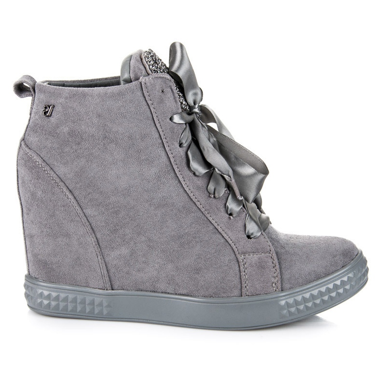 Vices New Collection Adidași legați cu o panglică gri