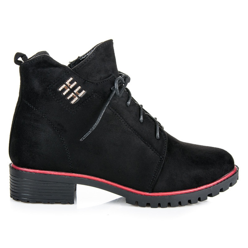 Balada Ghete din piele de căprioară negru