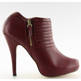 Cizme pe platforma 200-80 Roșu multicolor Cizme pe platforma 200-80 Roșu multicolor