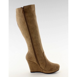 Cizme cu fustă 9515 kaki