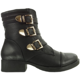 Cizme Cu Catarame 8216 Negru