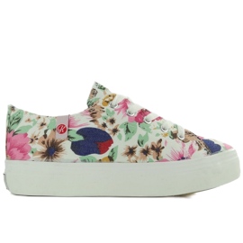 Tenisi talpa groasa K145406 FLORES-BLANCO multicolor