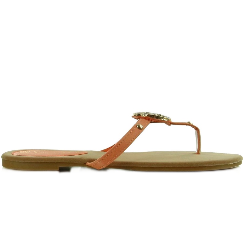 Flip-flops cu crampoane IR-82 caise portocale