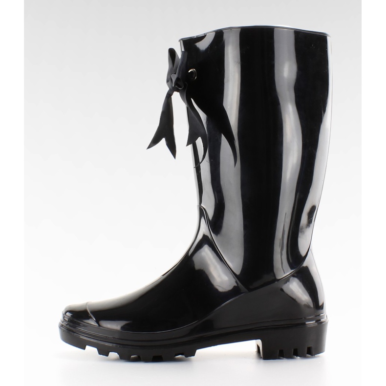 Galoshes cu arcul legat B16D negru
