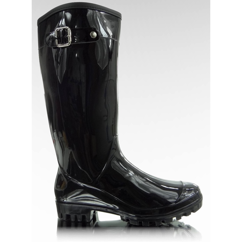 Galoshes cu catarama 812-1 negru