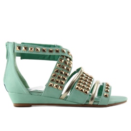 Sandale cu crampoane WF-30 menta verde