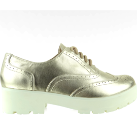 Pantofi cu talpă înaltă Lbs1203 Gold de aur
