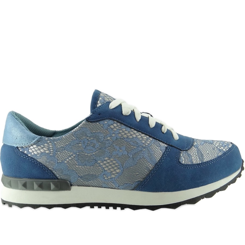 Pantofi sport cu siret Y620 Blue albastru