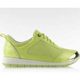 Pantofi sport cu placă verde Y621 Pantofi sport cu placă verde Y621