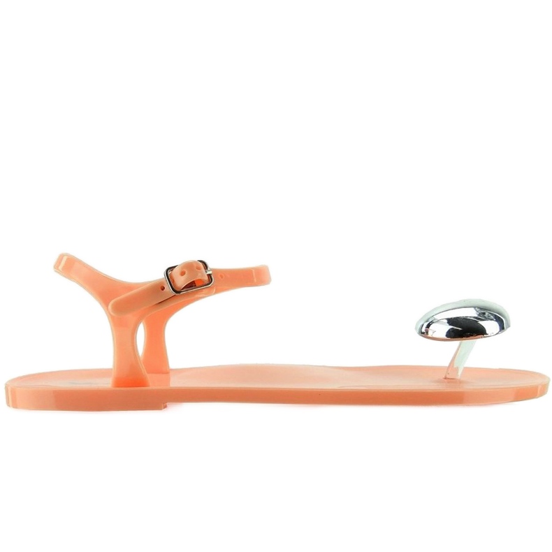 Sandale Meliski cu inima portocalie PT63 portocale