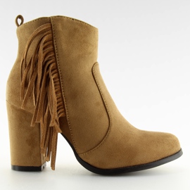 Cizme cowboy cu franjuri A-238 Camel maro Cizme cowboy cu franjuri A-238 Camel maro